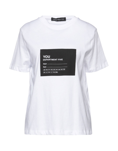 Department 5 T-shirts In White