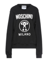 Moschino Sweatshirts In Black