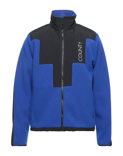 Marcelo Burlon County Of Milan Sweatshirts In Blue