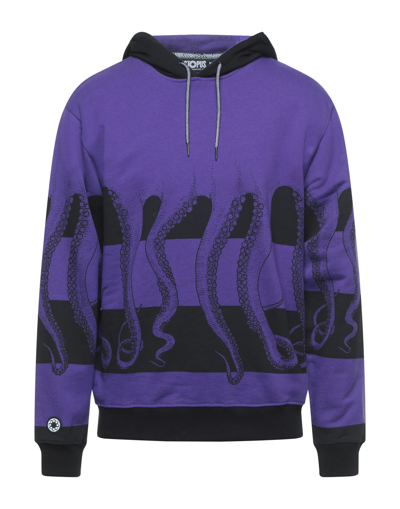 Octopus Sweatshirts In Purple