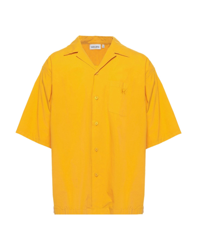Kenzo Shirts In Ocher