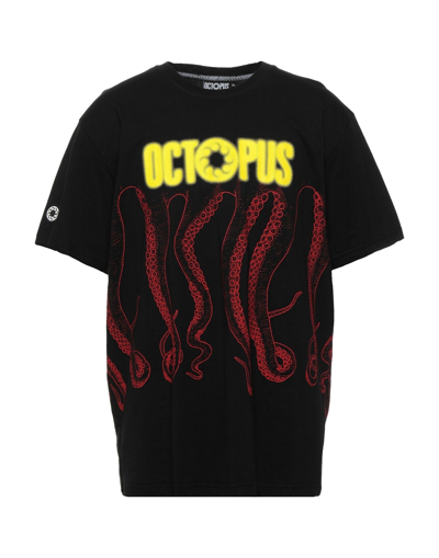 Octopus T-shirts In Black