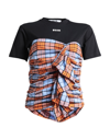 Msgm T-shirts In Black