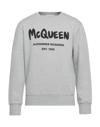 Alexander Mcqueen Sweatshirts In Grey