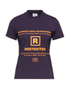 Vetements T-shirts In Purple