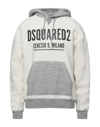 Dsquared2 Logo-print Cotton Hoodie In White