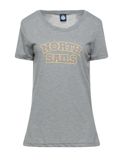 North Sails T-shirts In Grey