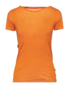 Majestic T-shirts In Orange