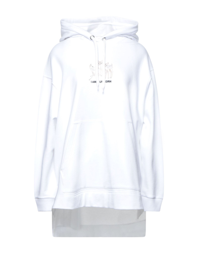 Burberry Sweatshirts In White