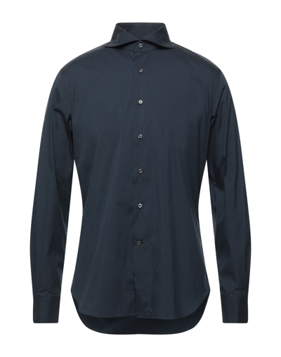 Alessandro Gherardi Shirts In Dark Blue
