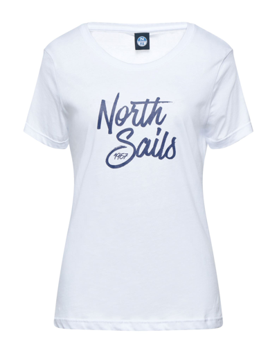 North Sails T-shirts In White