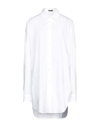 ANN DEMEULEMEESTER ANN DEMEULEMEESTER WOMAN SHIRT WHITE SIZE 6 COTTON