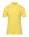 Lacoste Polo Shirts In Yellow