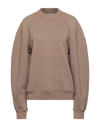 Agolde Sweatshirts In Beige