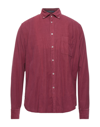 B.d.baggies Shirts In Maroon