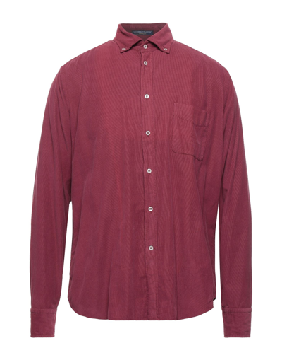 B.d.baggies Shirts In Maroon
