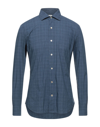 Mazzarelli Shirts In Blue