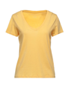 Majestic T-shirts In Yellow