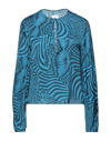 Merci , Blouses In Azure