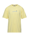 Msgm T-shirts In Yellow