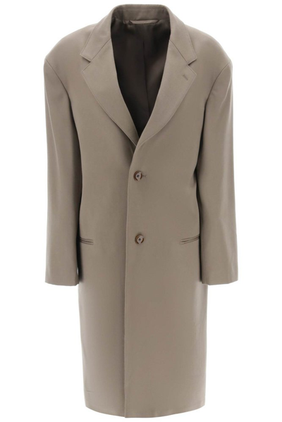 Lemaire Light Suit Coat In Grey