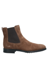 Tod's Ankle Boots In Brown