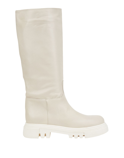 8 By Yoox Knee Boots In White