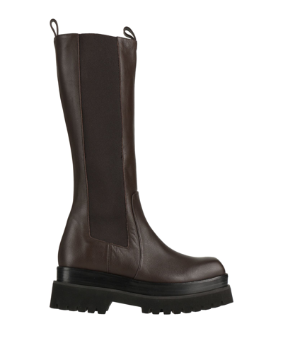 Paloma Barceló Knee Boots In Brown