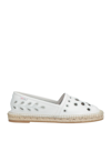 Redv Red(v) Woman Espadrilles White Size 5 Soft Leather In White