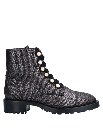 Stuart Weitzman Ankle Boots In Steel Grey