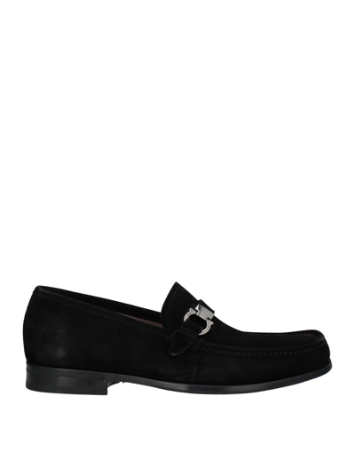 Ferragamo Loafers In Black