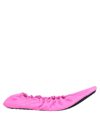 Balenciaga Tug Ballerina Shoes In Fuchsia