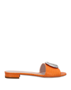 Gedebe Sandals In Orange