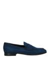 Santoni Loafers In Blue