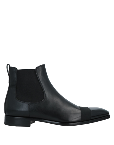 Ermenegildo Zegna Ankle Boots In Black