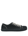Maison Margiela Tabi Split-toe Cotton-canvas Trainers In Black