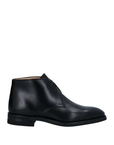 Bally Ankle Boot Leather In Black