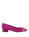 Ferragamo Ballet Flats In Fuchsia