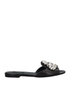 Dolce & Gabbana Sandals In Steel Grey