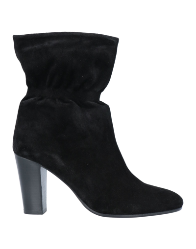 Ba&sh Chica Suede Ankle Boots In Black