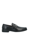 BALLY BALLY MAN LOAFERS BLACK SIZE 12 CALFSKIN