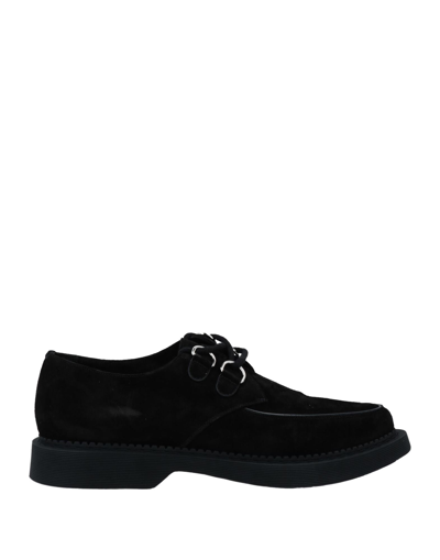 Saint Laurent Lace-up Shoes In Black