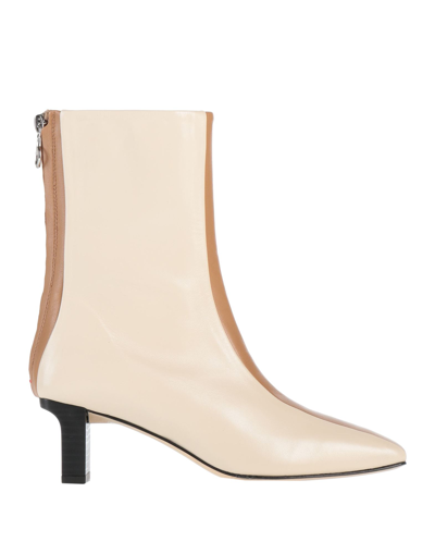 Aeyde Ankle Boots In Ivory