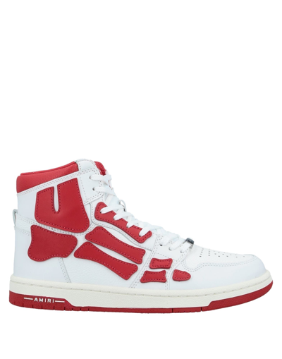 Amiri Skel High-top Sneakers In Red