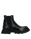 Alexander Mcqueen Chelsea Ankle Boots In Black