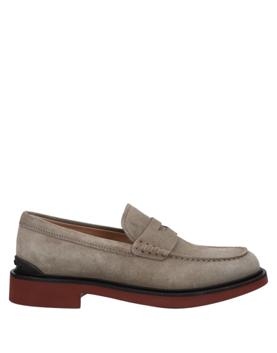 Tod's Loafers In Dove Grey
