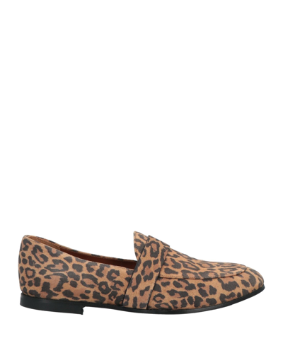 Ba&sh Campbell Leopard-print Suede Loafers In Animal Print