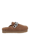 Ash Woman Mules & Clogs Camel Size 5 Textile Fibers In Beige