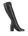 Maison Margiela Tabi Boots In Vintage Black Leather In Black