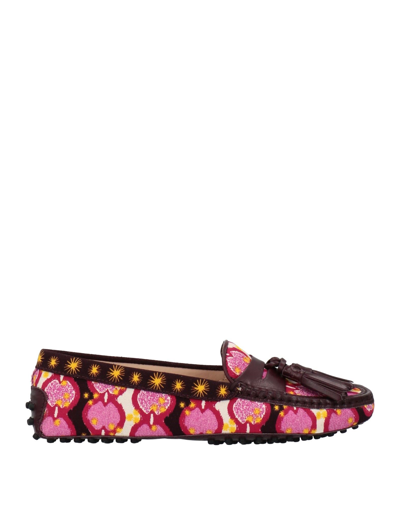 Tod's Loafers In Purple